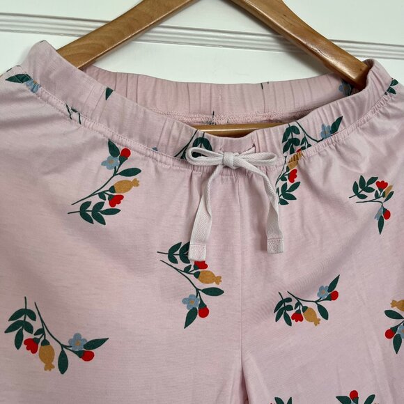 Hanna Andersson Pink Floral Pajamas | 2 Piece Set | Size S - Picture 7 of 8
